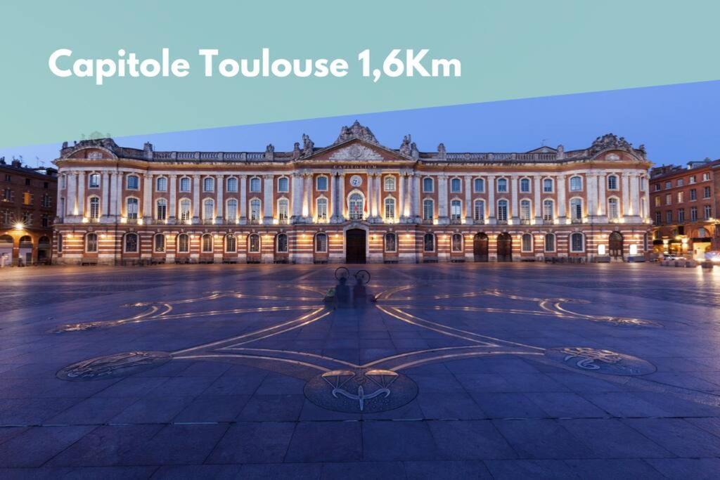 2 Chambres - Proche Gare Sncf Avec Parking Toulouse Eksteriør billede